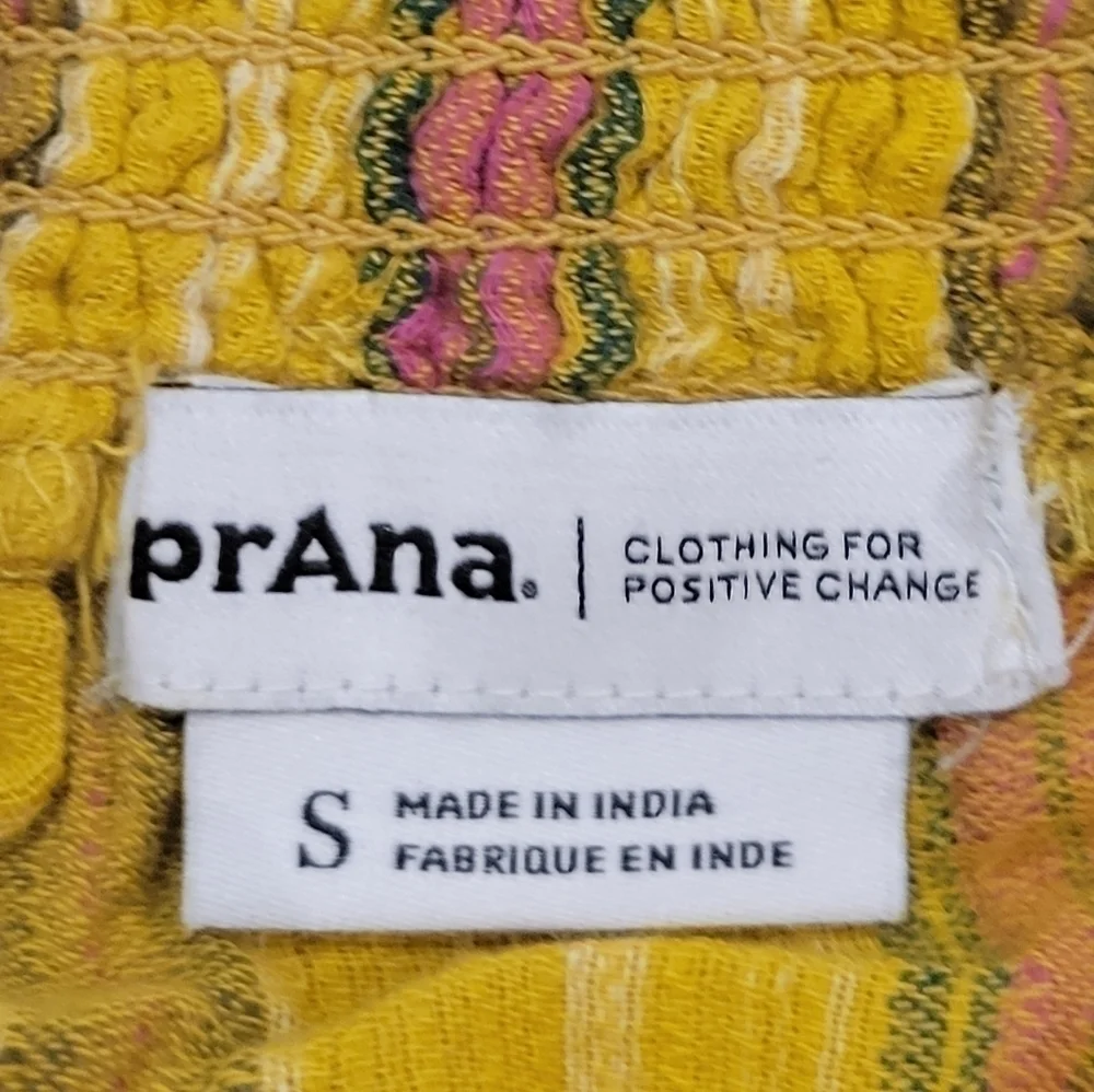 Prana Little Palm‎ Cami Top in leapfrog stripe size Small NWT